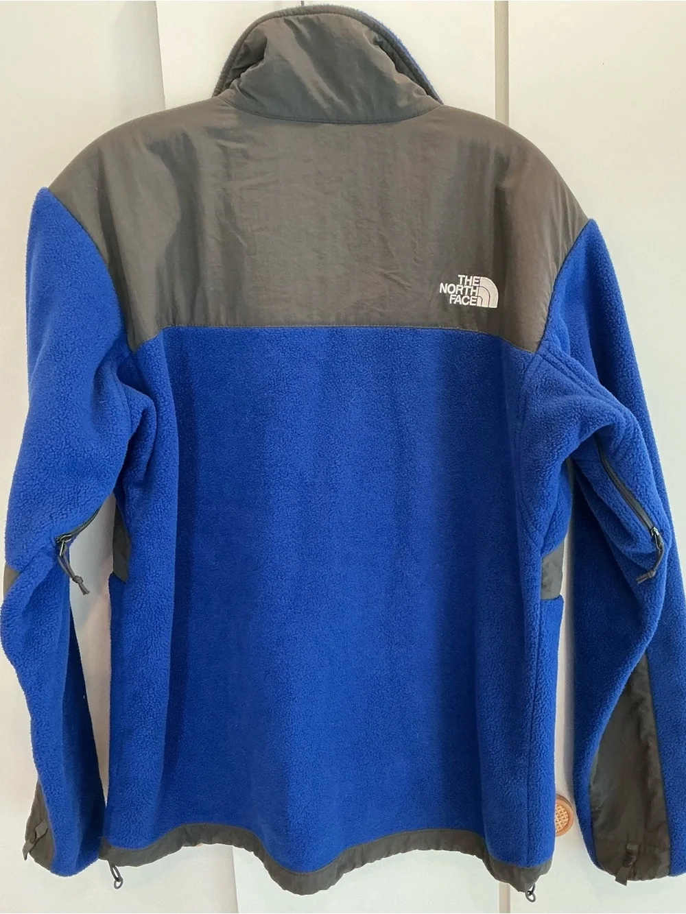The North Face Blue and Gray Men's Performance Fleece Jacket